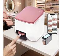 Impresora De UñAs, MáQuina PortáTil Para Pintar UñAs 3d,MáS De 1000 DiseñOs, Control De Impresora De UñAs Diy Mediante App MóVil Para SalóN En Casa, Regalo Para NiñAs Y Mujeres.