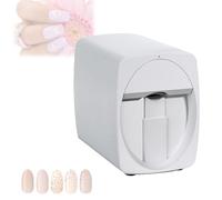 Impresora digital 3D para uñas, impresora digital inteligente, completa en 30 segundos, puede almacenar más de 1000 diseños, compatible con WiFi/DIY/USB.(White)