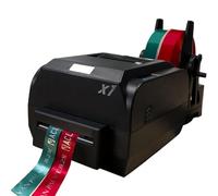 Impresora digital de cinta para envolver regalos, soporta más de 50 idiomas, máquina de impresión de estampado de alta velocidad con soporte de cinta