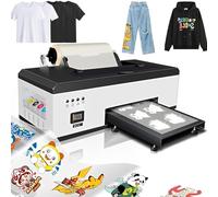 Impresora DTF, impresión en camisetas con película, tinta blanca y limpieza automática