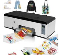 Impresora DTF, Impresora de Transferencia DTF con Cabezal de impresión con 6 tintas de 500 ml y alimentador de Rollo, Velocidad superrápida, 5760 x 1440 PPP, Impresora DTF de 13 Pulgadas de Ancho for