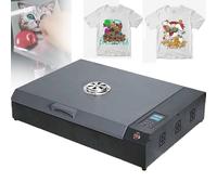 Impresora Dtf PortáTil A3 Con Doble Calentamiento, MáQuina De Curado Dtf, Horno Secador Dtf De 930 W, 0-200 °C Y 1-999 S, Pantalla Digital, ImpresióN De PelíCula De Transferencia TéRmica Para Ropa Diy