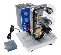 Impresora eléctrica de cinta codificadora de fecha, máquina automática de codificación de sello en caliente, fechas de impresión de 0 a 200 °C, ideal para etiquetado, embalaje y uso en producción