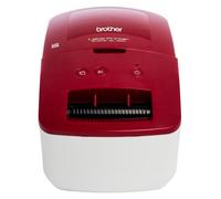 Impresora Etiquetas Alámbrica Brother QL-600R Rojo Blanco Direct Thermal USB