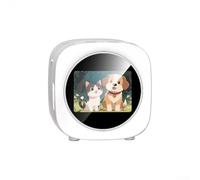 Impresora fotográfica portátil para mini fabricante de calcomanías térmicas para notas, diarios, aplicación de control de voz con IA compatible con iOS y Android, dispositivo compacto de 88 x 88 mm