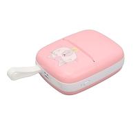 Impresora Inalámbrica, Mini Impresora de Conexión Rápida para la Oficina de la Escuela en Casa (Pink)