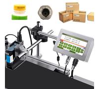 Impresora industrial de inyección de tinta para codificación automática, impresión de texto, números, fechas, códigos QR, códigos de barras con pantalla táctil HD