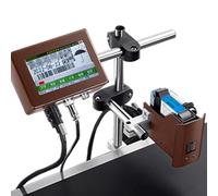 Impresora industrial de inyección de tinta para código QR, código de barras, número de lote, fecha, etiqueta e impresión de imágenes con pantalla táctil, ideal para codificación y embalaje en línea