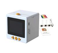 Impresora inteligente AI: máquina de etiquetas adhesivas activada por voz, fabricante de etiquetas térmicas portátil sin , pantalla de 2,4 pulgadas | Juguete educativo de impresión para niños, di