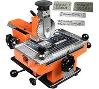 Impresora manual de placas de identificación - Máquina de estampado y estampado de etiquetas de metal, herramienta de marcado semiautomática para fuente de línea, ideal para etiquetas y etiquetas