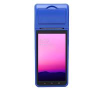 Impresora PDA, 1D 2D QR Escaneo POS Impresora de Recibos Cámara de 5 MP Pantalla Táctil de 5,5 Pulgadas para Empresas (Enchufe de la UE)