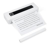 Impresora portátil A4 Impresión en papel térmico para impresora fotográfica móvil de viaje Conexión inalámbrica BT Compatible con iOS y Android Soporte 210 mm/112 mm (4'')/80 mm (3'')/57 mm (2'')