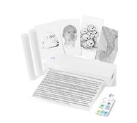 Impresora portátil A4, impresora térmica inalámbrica mini impresora sin tinta para soporte de viaje de 8.5 x 11 pulgadas, carta estadounidense y papel térmico legal A4 y A5, compatible con teléfonos y