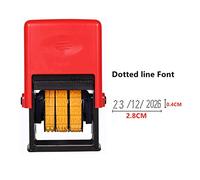 Impresora Portátil, Bolsa de plástico for alimentos de mano, botella, lata de Metal, sello de fecha, tinta negra de secado rápido, impresora de fecha, máquina de estampado de puntos sólidos(Dotted Lin