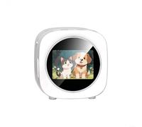 Impresora portátil de etiquetas adhesivas de voz AI con impresión térmica para notas, diarios y fotos, diseño de bolsillo compacto con función de voz a imagen, material ABS + PC, rojo, incluye 3