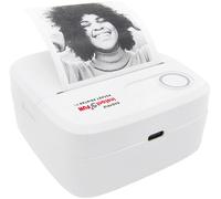 Easypix InstantFUN Pocket Printer P1 - Mini Impresora portátil, impresión térmica en Blanco y Negro, impresión sin Tinta, con aplicación para Smartphone, Incluye Adhesivo y Papel de Recarga