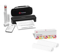 Impresora portátil M834 y 2 Rollos de Papel térmico A4