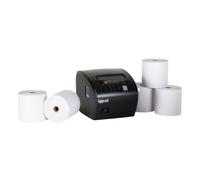 Impresora POS térmica USB iggual TP EASY 80 con corte automático y kit 5 rollos