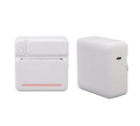 Impresora Térmica Bluetooth Portátil, Mini Impresora De Etiquetas Adhesivas Sin Tinta De Bolsillo Inteligente De 200DPI, Control De Aplicaciones De Teléfono, para Diarios, Notas