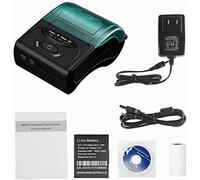 Impresora térmica de recibos Bluetooth de 58 mm Impresora inalámbrica de recibos para PC Android iOS Power por batería recargable ESC/POS/Star Print Comandos Set