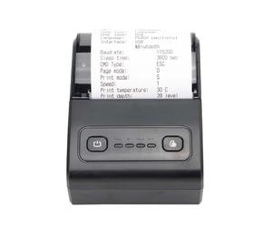Impresora Térmica de Recibos de 58mm USB + Bluetooth - Solución de Impresión POS Portátil Black