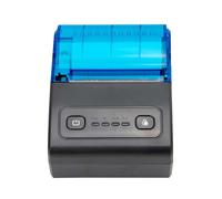 Impresora Térmica de Recibos de 58mm USB + Bluetooth - Solución de Impresión POS Portátil Black+Blue