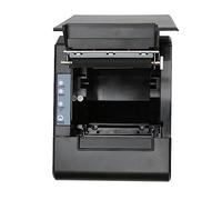 Impresora Térmica de Recibos de 80 Mm Multimodo Ajustable Bajo Ruido Alta Velocidad Compacto Datos Buffer Impresora de Recibos de Cocina (Enchufe de la UE)