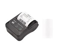 Impresora térmica de Recibos portátil de 58 mm Impresoras de Bolsillo Mini móviles de 2 Pulgadas con 6 Rollos de Papel térmico Conexión USB e inalámbrica BT Compatible con Windows/Android/iOS for