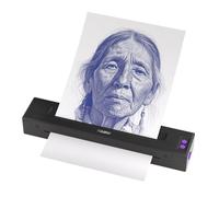 Impresora térmica de tatuajes P19 mejorada 2025 con 20 papeles de transferencia de tatuajes, impresión realista; teléfonos iOS/Android compatibles con Bluetooth inalámbricos