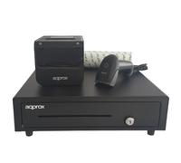 Impresora Térmica Ethernet Approx appPOSPACK4180-2D con cajón y lector 2D rollos incluidos