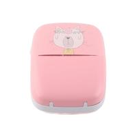 Impresora Térmica Mini Bolsillo Multifuncional de Bluetooth con Bluetooth, Impresión de Código QR, Diario, Notas, Impresión de Página Web, para Estudiantes, con Impresora de (Rosa)