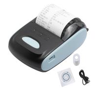 Impresora Térmica Portátil Bluetooth para Recibos, Mini Impresora Móvil para Recibos, Máquina Inalámbrica para Imprimir Tickets con 1 Unidad de Papel Térmico, Compatible con Múltiples Sistemas Blue