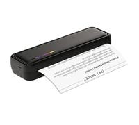 Impresora térmica portátil de 260 x 46 x 80 mm, impresión móvil compacta, tecnología sin tinta para empresas con batería recargable
