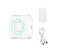 Impresora Térmica Portátil de Bolsillo para Fotos, 58 mm, Inalámbrica, , para Android e IOS, Color Verde.