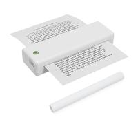 Impresora Thermo Impresora Mobile A4 Bluetooth Mini Impresora para iOS Android Portable Termal para Viajar, Oficina en casa, Impresiones comerciales