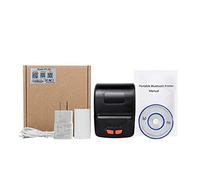 Impresoras Bluetooth Mini Impresora portátil de Recibos 58 mm Boletos Facturas Impresión Papel Rollo inalámbrica(Black Printer)