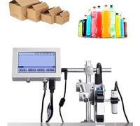 Impresoras de inyección de tinta industriales de 25,4 mm, codificadora de inyección de tinta de impresora pequeña, máquina de codificación automática Impresora de fecha de caducidad Impresora
