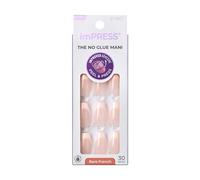 imPRESS Uñas postizas francesas a presión, auténticas