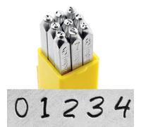 ImpressArt 9-Piece Number Stamp Set 'Bridgette' 3mm - (1 Set) by ImpressArt