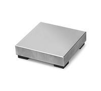 ImpressArt, Bloque de banco de acero sólido con patas de goma, 2 x 2 pulgadas, bloque de banco de joyería para estampar, moldear, perseguir y aplanar metales