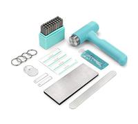 ImpressArt - Kit de estampado de metal, incluye todas las herramientas esenciales de estampado de metal para hacer joyas y proyectos personalizados de estampado a mano (Bridgette, kit básico)