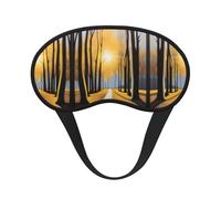 Impression Sunlight - Antifaz para dormir con borde negro satinado para una comodidad óptima y bloqueo de la luz