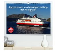 Impressionen von Norwegen entlang der Hurtigruten (hochwertiger Premium Wandkalender 2026 DIN A2 quer), Kunstdruck in Hochglanz: Mit dem Postschiff ... der Welt entlang der norwegischen Küste