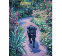Impressionist Dogs: Black Labrador Retriever: A Fine Art Notebook for Everyday Inspiration