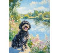 Impressionist Dogs: Portuguese Water Dog: A Fine Art Notebook for Everyday Inspiration
