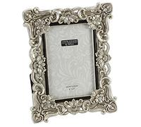 Impressions Cadre photo Motif floral antique argent Photos 15 x 20 cm