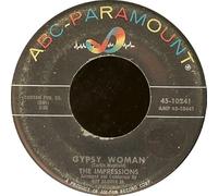IMPRESSIONS - gypsy woman / as long as you love me 45 rpm single