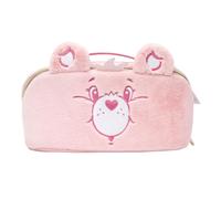 Impressions Vanity Care Bears Cheer Bear Bolsa de maquillaje de viaje desplegable, organizador que abre una bolsa de cosmticos plana con cremall