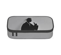 Impressive Karate Men - Estuche de viaje con estampado de hombre de 8.3 x 2 x 3.7 pulgadas, bolsa de almacenamiento funcional para suministros de oficina
