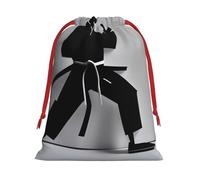 Impressive Karate Men Print Bolsas de regalo con cordón de varios tamaños, bolsas de regalo de tela, para cumpleaños, regalos de vacaciones y mucho más
